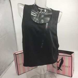 Victoria's Secret Crop Tank Top Grey